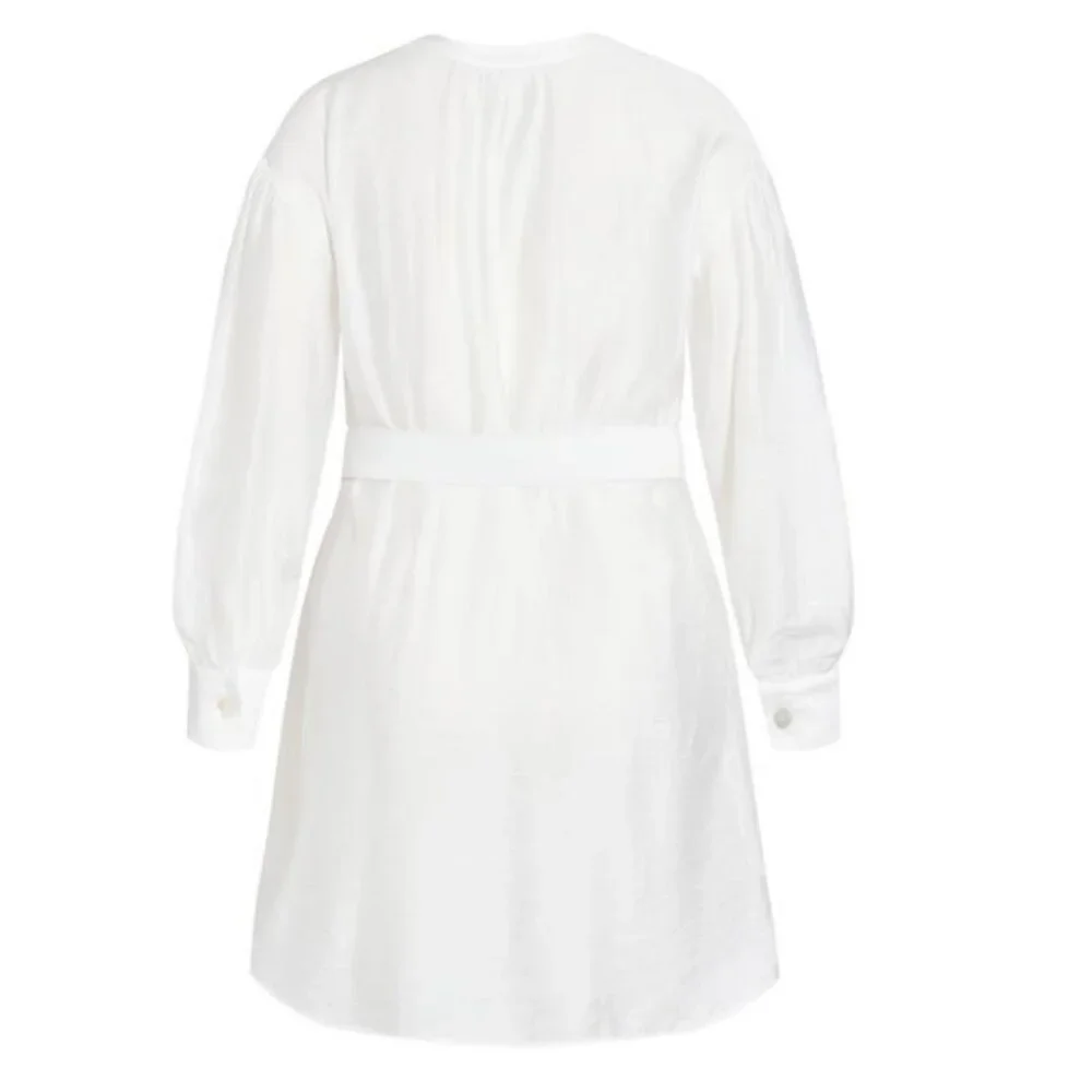 NWT City Chic REFINITY Ivory White Sienna Sleeve Tunic Dress 20